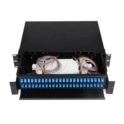 SC LC FC ST Fiber Optic Patch Panel, Can Provide Fixed Type/LGX Rack Mount/Slide Out/Swing Out/Wall Mount Enclosures/ODF Patch Panel